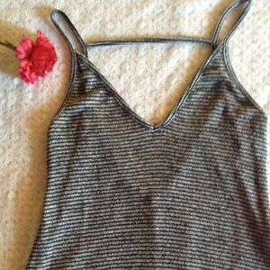 Spaghetti strap sweater dress